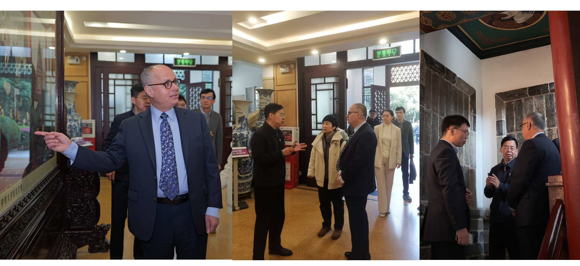 诺贝尔化学奖获得者、中国科学院外籍院士Omar M. Yaghi走进南大校史馆